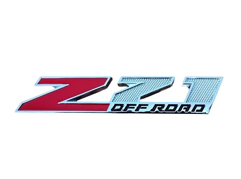 Logo Emblema Para Chevrolet Silverado Z71 Off Road 9.5x2cm Rojo