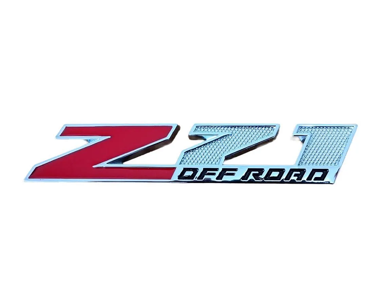 Logo Emblema Para Chevrolet Silverado Z71 Off Road 9.5x2cm Rojo 1