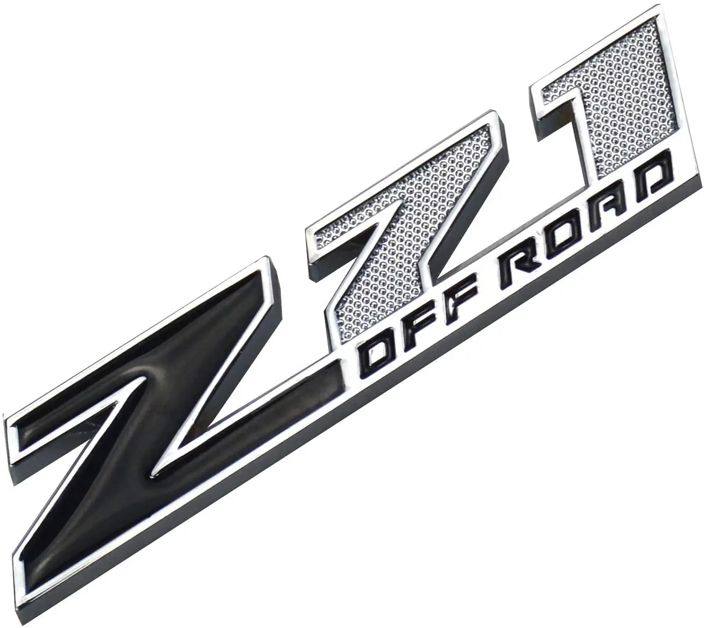 Logo Emblema Para Chevrolet Silverado Z71 Off Road 9.5x2cm Negro 2