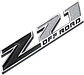 Logo Emblema Para Chevrolet Silverado Z71 Off Road 9.5x2cm Negro - Miniatura 2