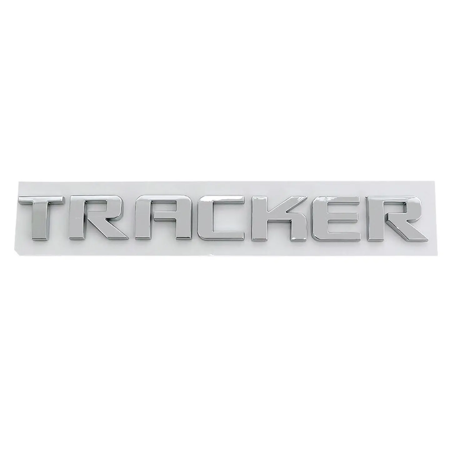 Emblema Logo Para Chevrolet Tracker 20.2 Cm X 2.3 Cm Cromado  2