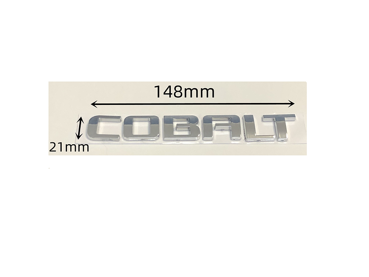 Logo Emblema Para Chevrolet Cobalt Cromado 2