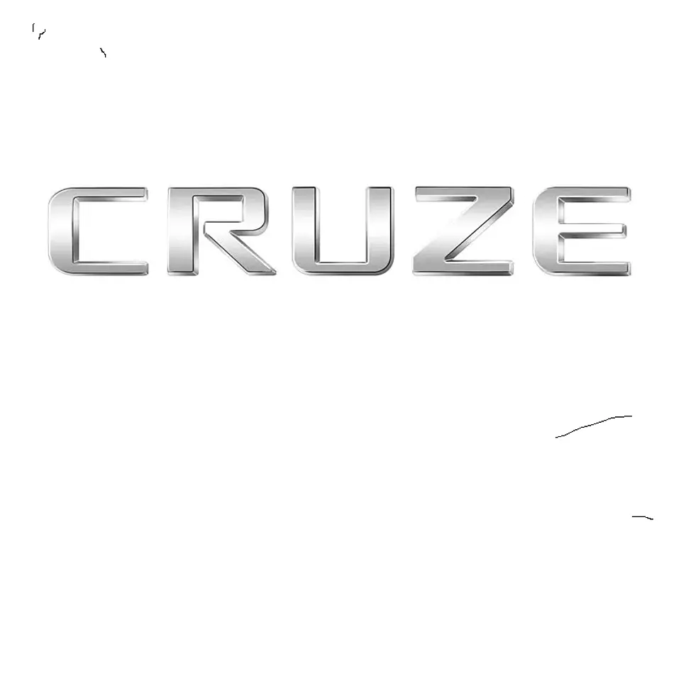 Logo Emblema Para Chevrolet Cruze Cromado 2