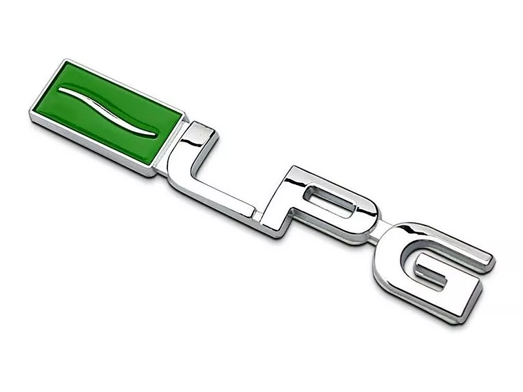 Logo Emblema Para Chevrolet Eco Lpg 13.6x2cm Cromado 1