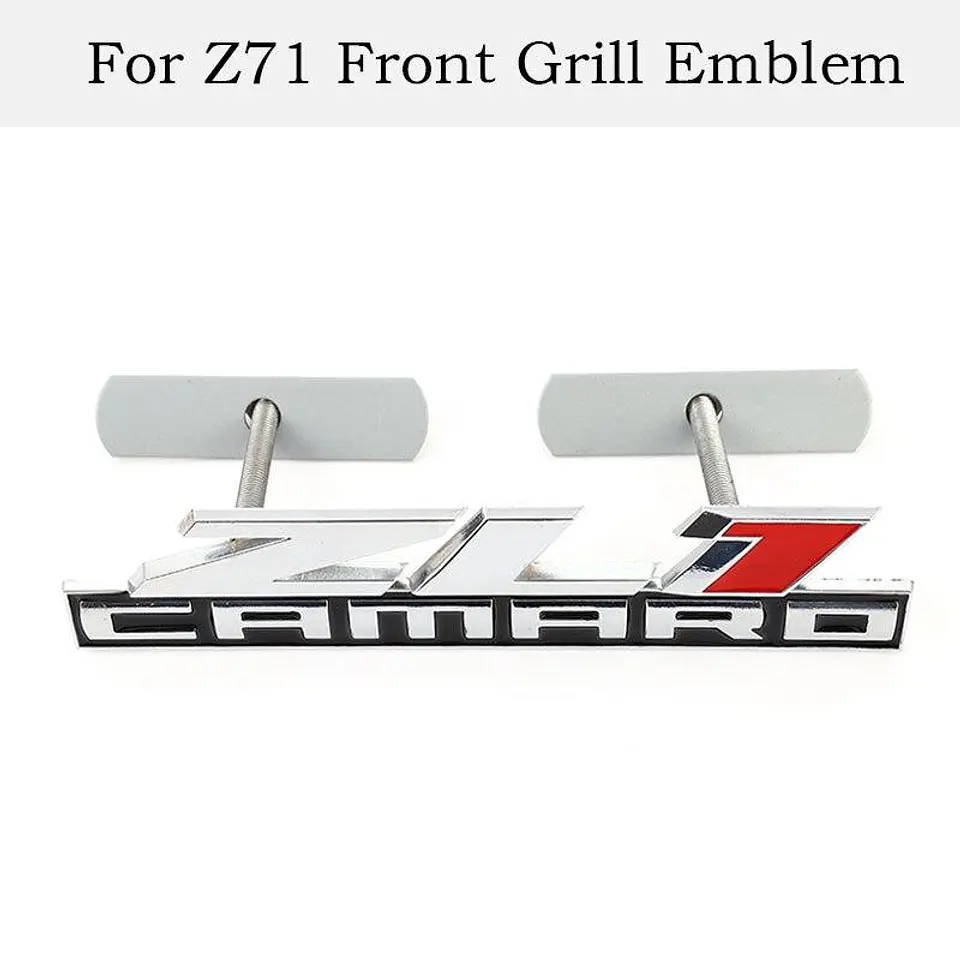 Logo Frontal parrilla Emblema Para Chevrolet Zl1 Camaro 13.8x3cm Metálico 1