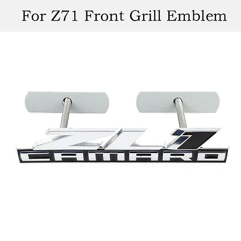 Logo Frontal parrilla Emblema Para Chevrolet Zl1 Camaro 13.8x3cm Metálico