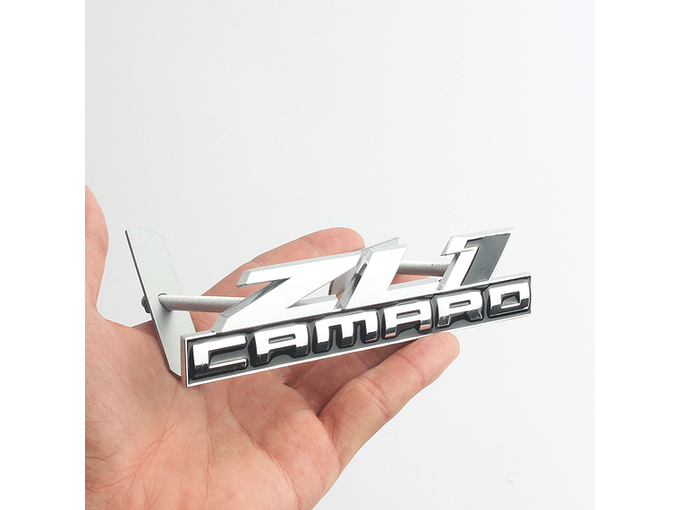 Logo Frontal parrilla Emblema Para Chevrolet Zl1 Camaro 13.8x3cm Metálico 2