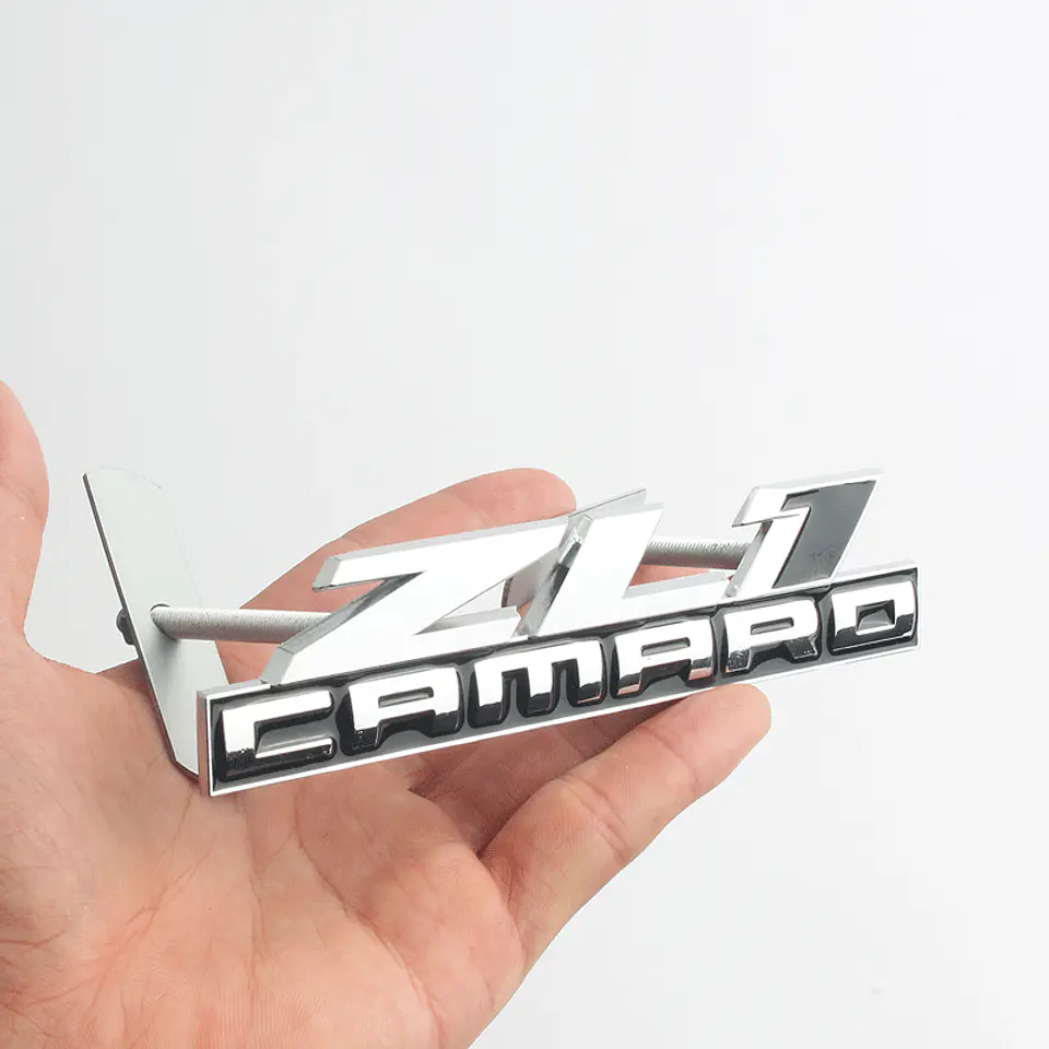 Logo Frontal parrilla Emblema Para Chevrolet Zl1 Camaro 13.8x3cm Metálico 2