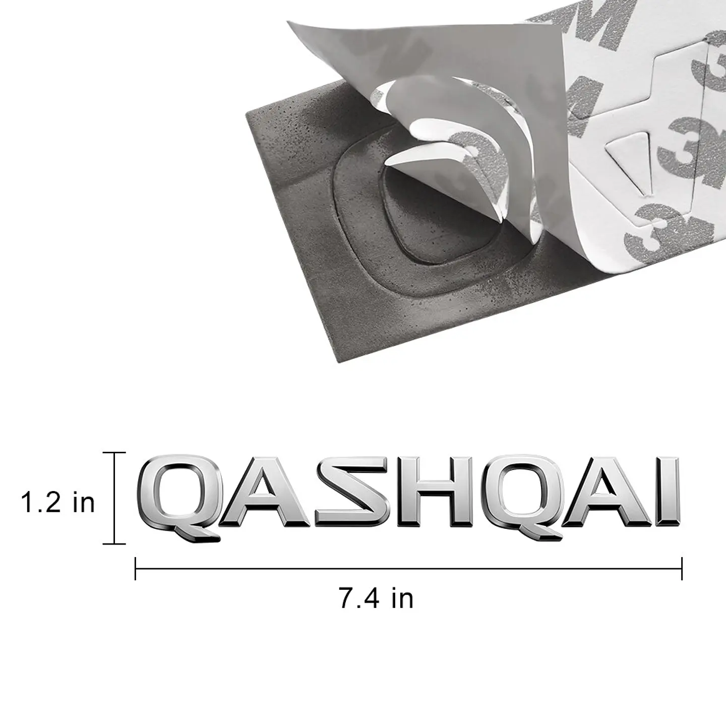 Emblema Logo Para Nissan Qashqai 3.1x18.9cm 2