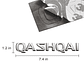 Emblema Logo Para Nissan Qashqai 3.1x18.9cm - Miniatura 2
