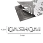 Emblema Logo Para Nissan Qashqai 3.1x18.9cm - Miniatura 2