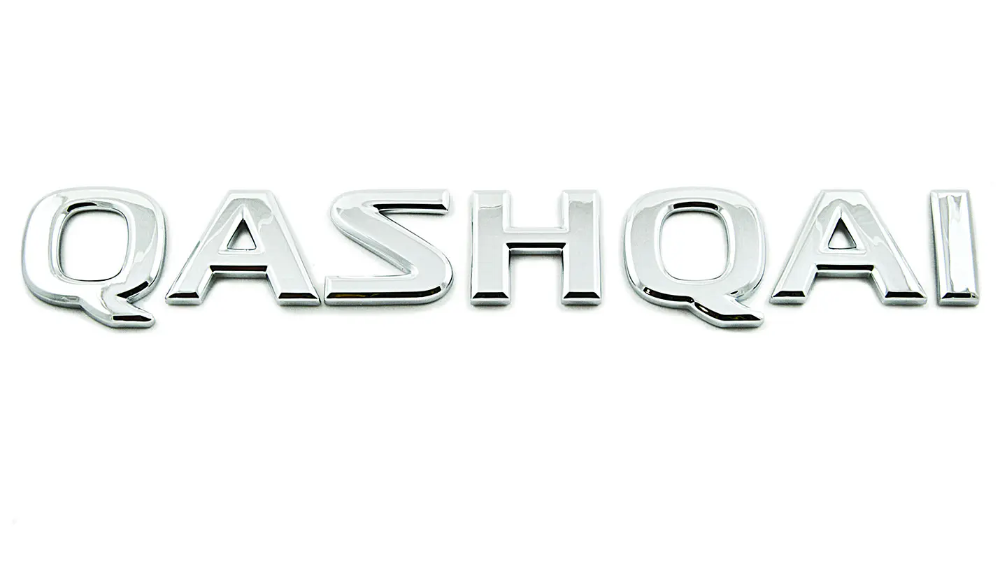 Emblema Logo Para Nissan Qashqai 3.1x18.9cm 3