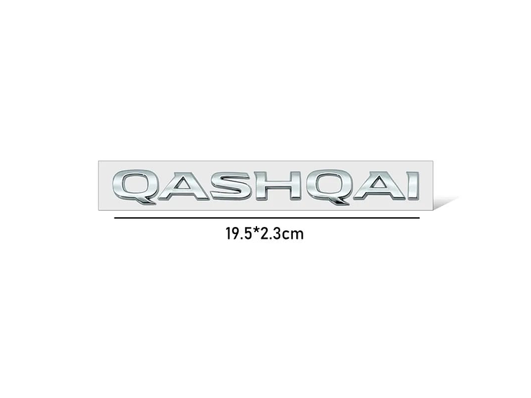 Emblema Logo Para Nissan New Qashqai 19.7x2.3cm 1