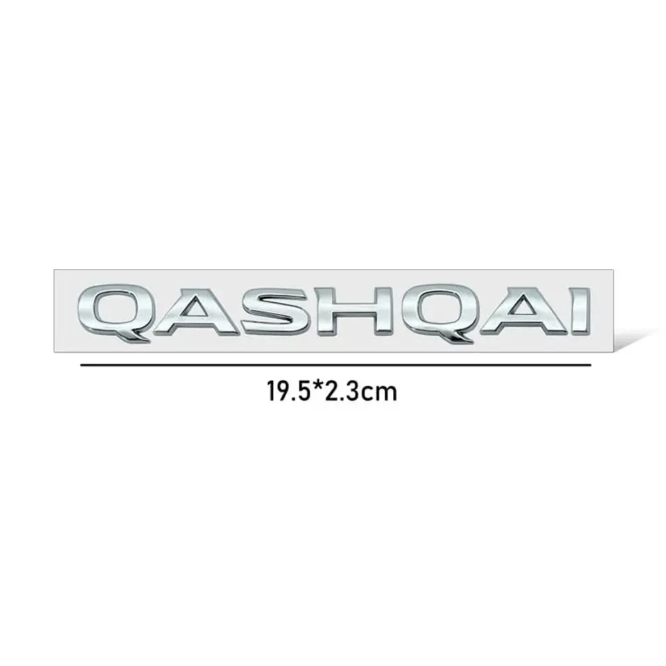 Emblema Logo Para Nissan New Qashqai 19.7x2.3cm 1