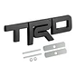 Emblema Logo Frontal Para Toyota Trd Metálico 12.3x3.4cm Negro - Miniatura 1
