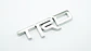Emblema Logo Para Toyota Trd Metálico Tuning 12.3x3.4cm Cromado - Miniatura 1