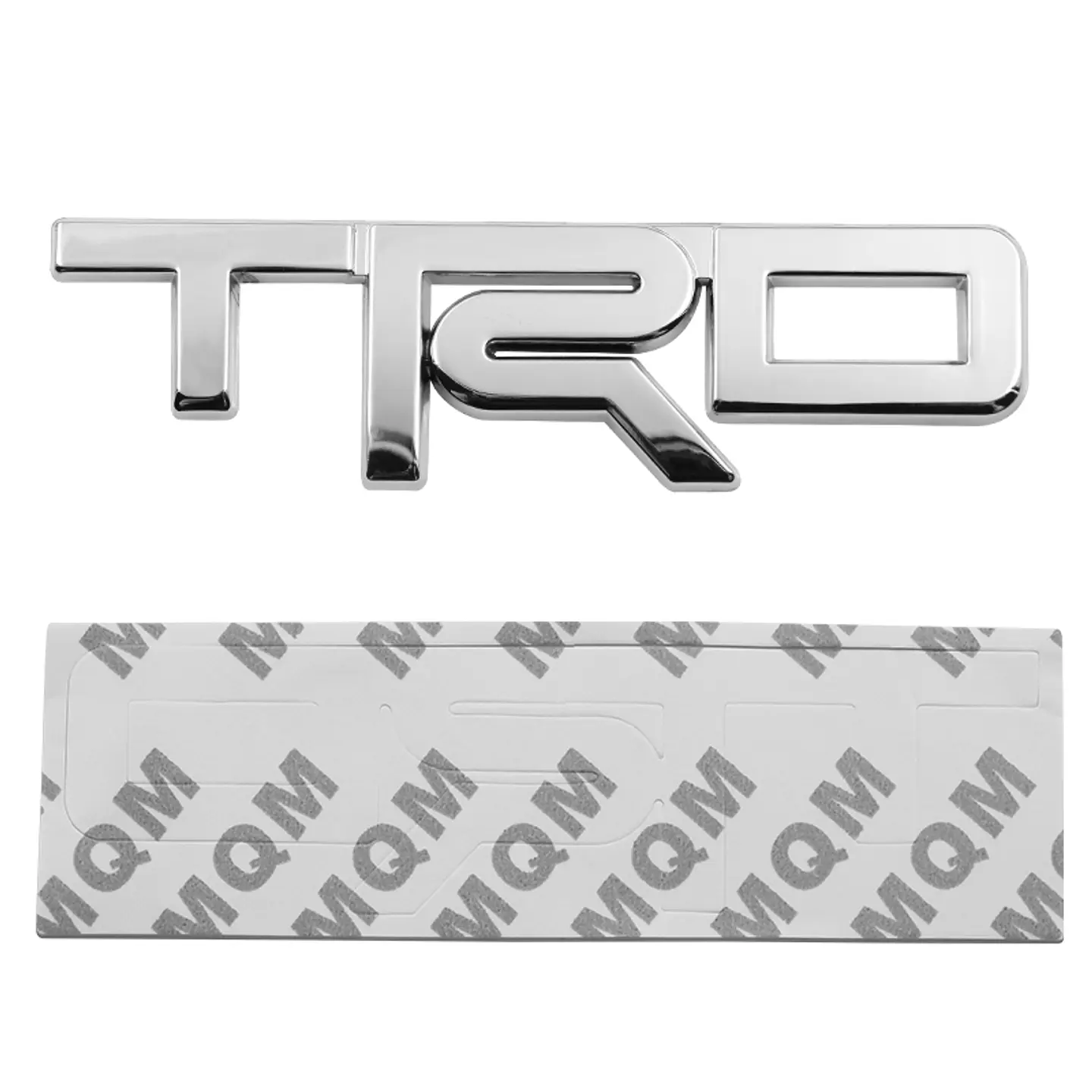 Emblema Logo Para Toyota Trd Metálico Tuning 12.3x3.4cm Cromado 2
