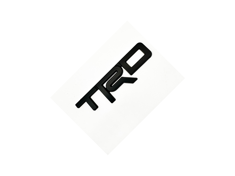 Emblema Logo Para Toyota Trd Metálico Tuning 12.3x3.4cm Negro 2
