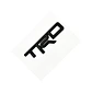 Emblema Logo Para Toyota Trd Metálico Tuning 12.3x3.4cm Negro - Miniatura 2