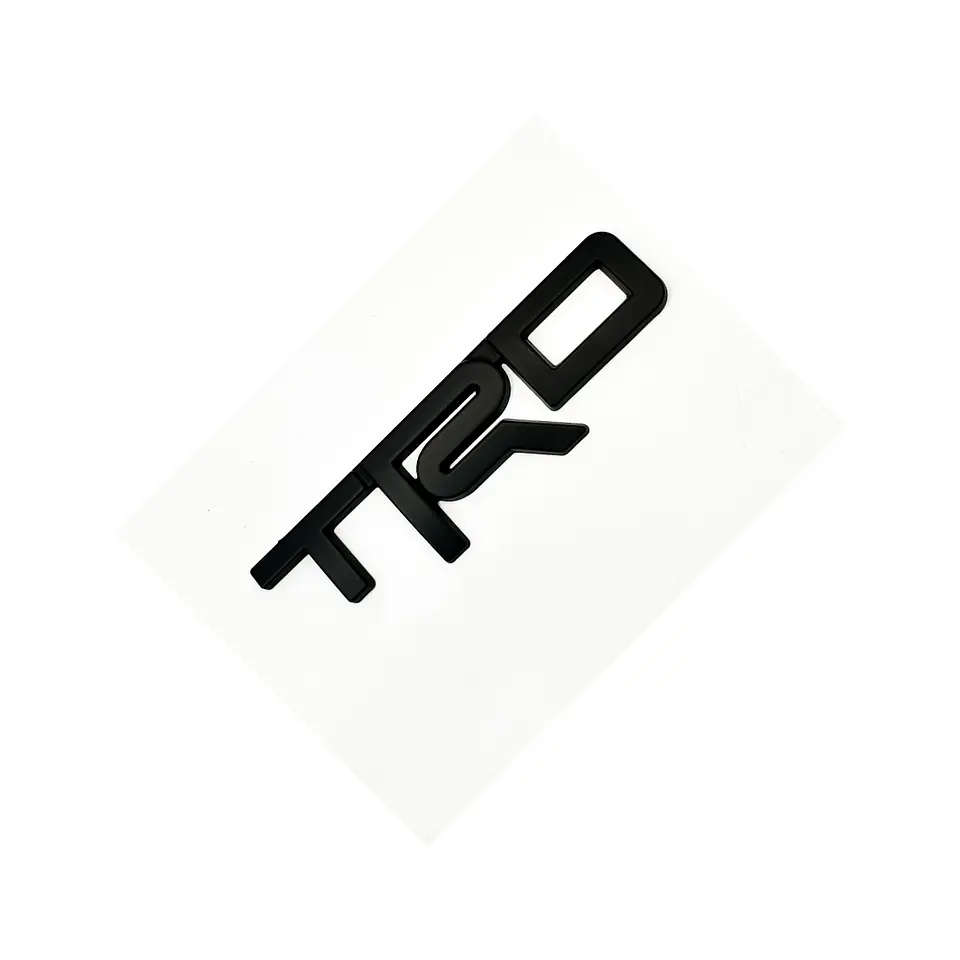 Emblema Logo Para Toyota Trd Metálico Tuning 12.3x3.4cm Negro 2