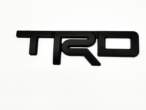 Emblema Logo Para Toyota Trd Metálico Tuning 12.3x3.4cm Negro
