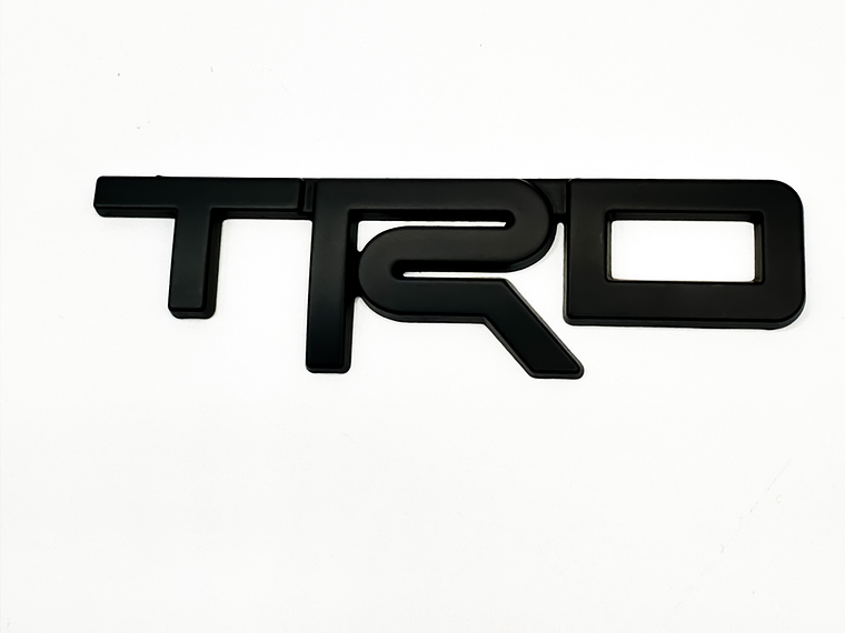 Emblema Logo Para Toyota Trd Metálico Tuning 12.3x3.4cm Negro 1