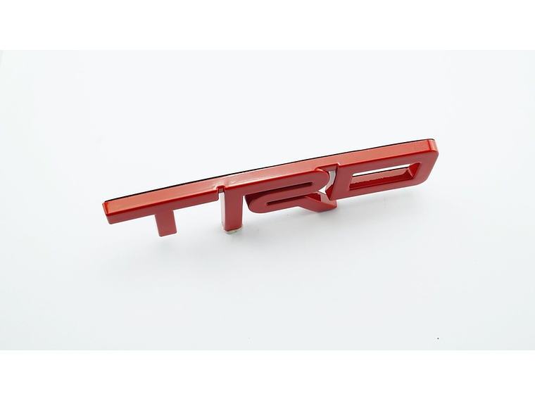 Emblema Logo Para Toyota Trd Metálico Tuning 12.3x3.4cm Rojo 2