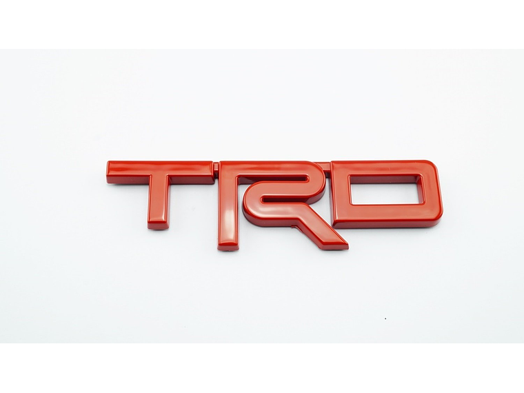 Emblema Logo Para Toyota Trd Metálico Tuning 12.3x3.4cm Rojo 3