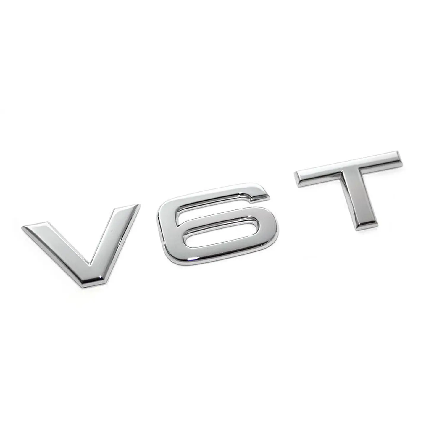 Logo V6t Emblema V6 T Para Audi 8.1x1.8cm Cromado 1