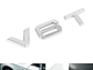 Logo V6t Emblema V6 T Para Audi 8.1x1.8cm Cromado - Miniatura 3