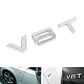 Logo V6t Emblema V6 T Para Audi 8.1x1.8cm Cromado - Miniatura 3