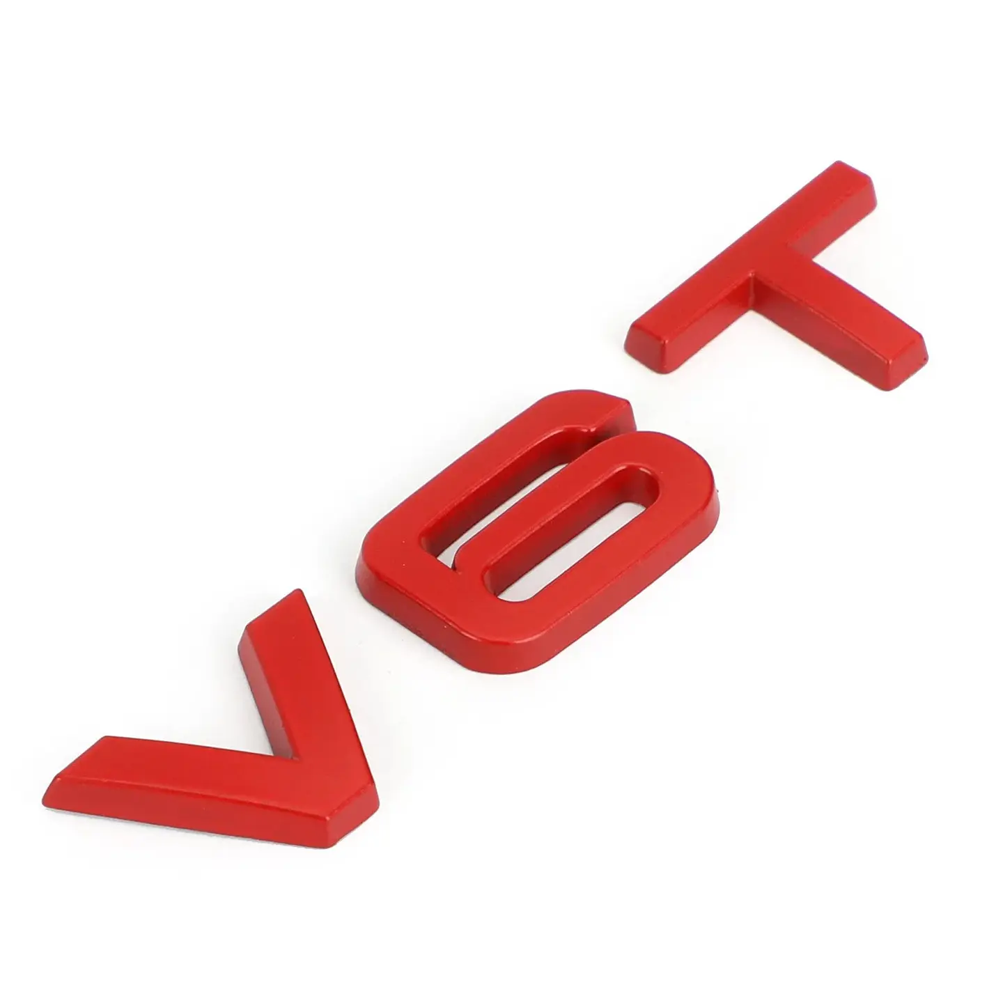 Logo V6t Emblema V6 T Para Audi 8.1x1.8cm Rojo 1