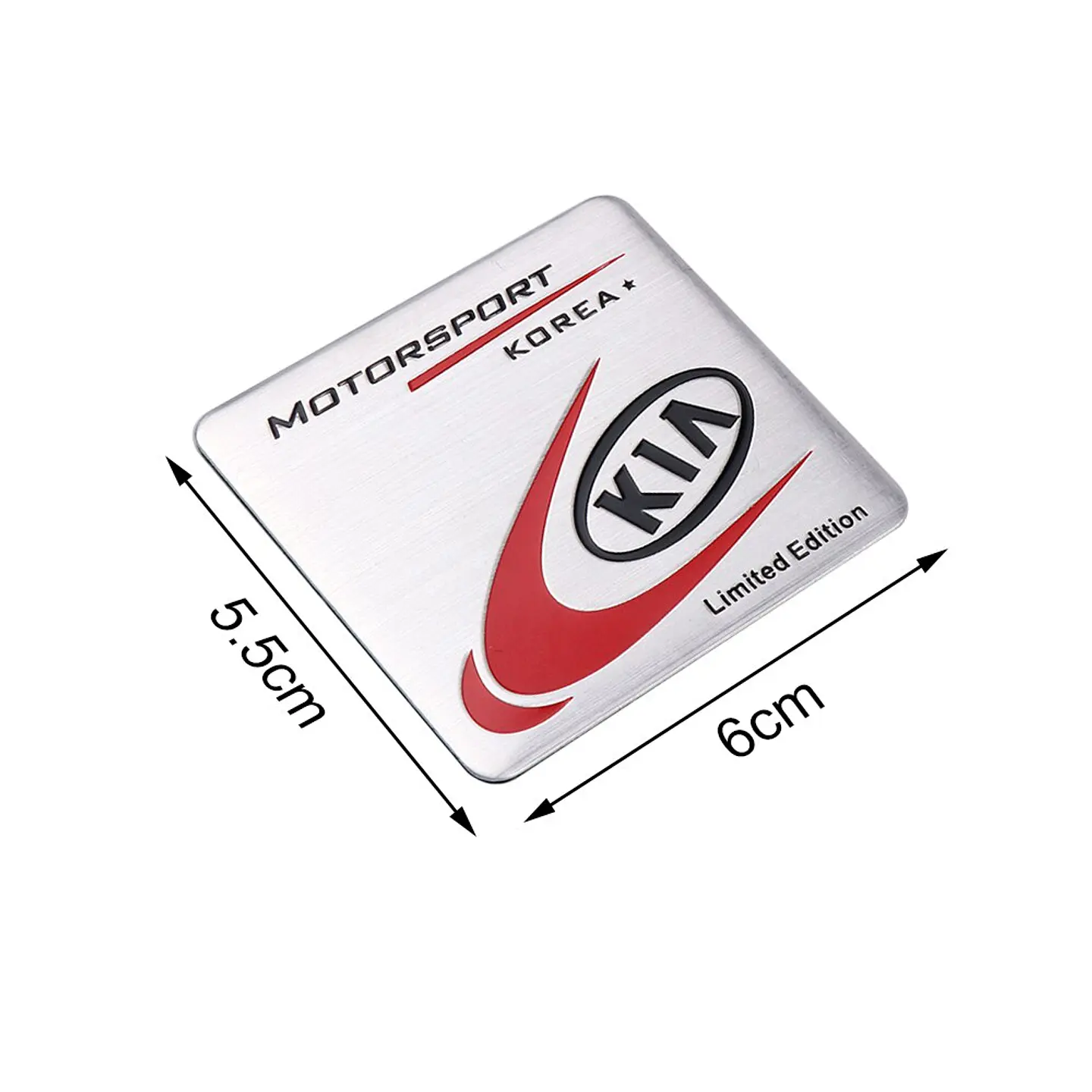 Logo Emblema para Kia Motor Sport Korea Limited Edition 6cm x 5.5cm 1