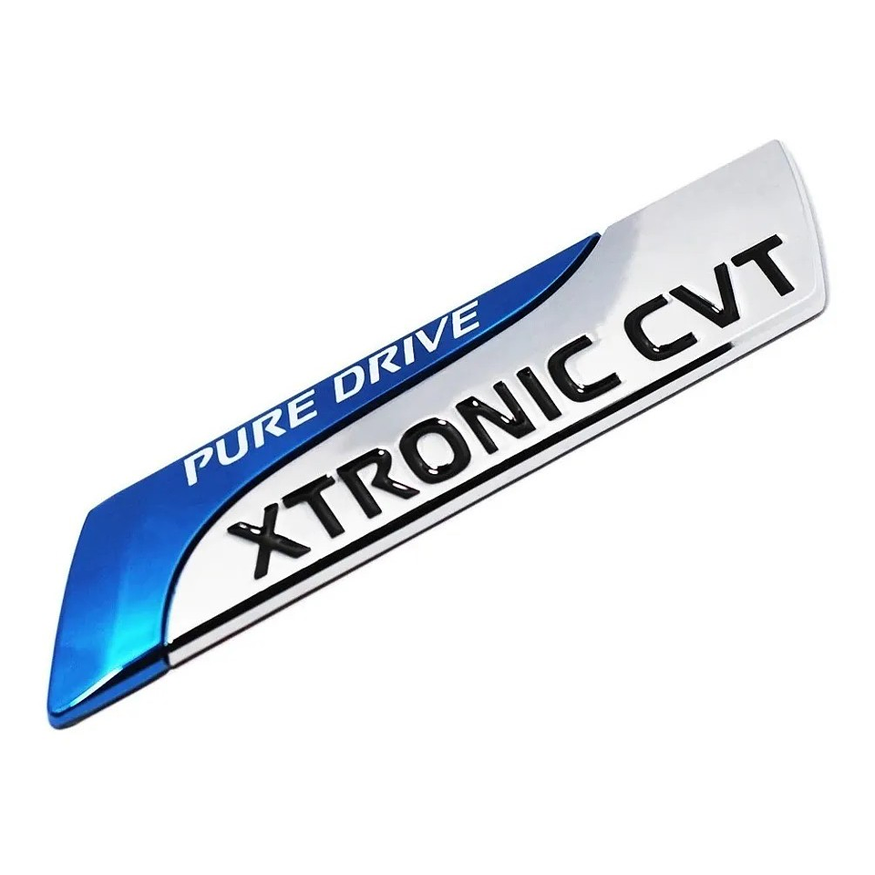 Logo Emblema Xtronic Cvt Pure Drive Para Nissan 11.6x2.4cm 1