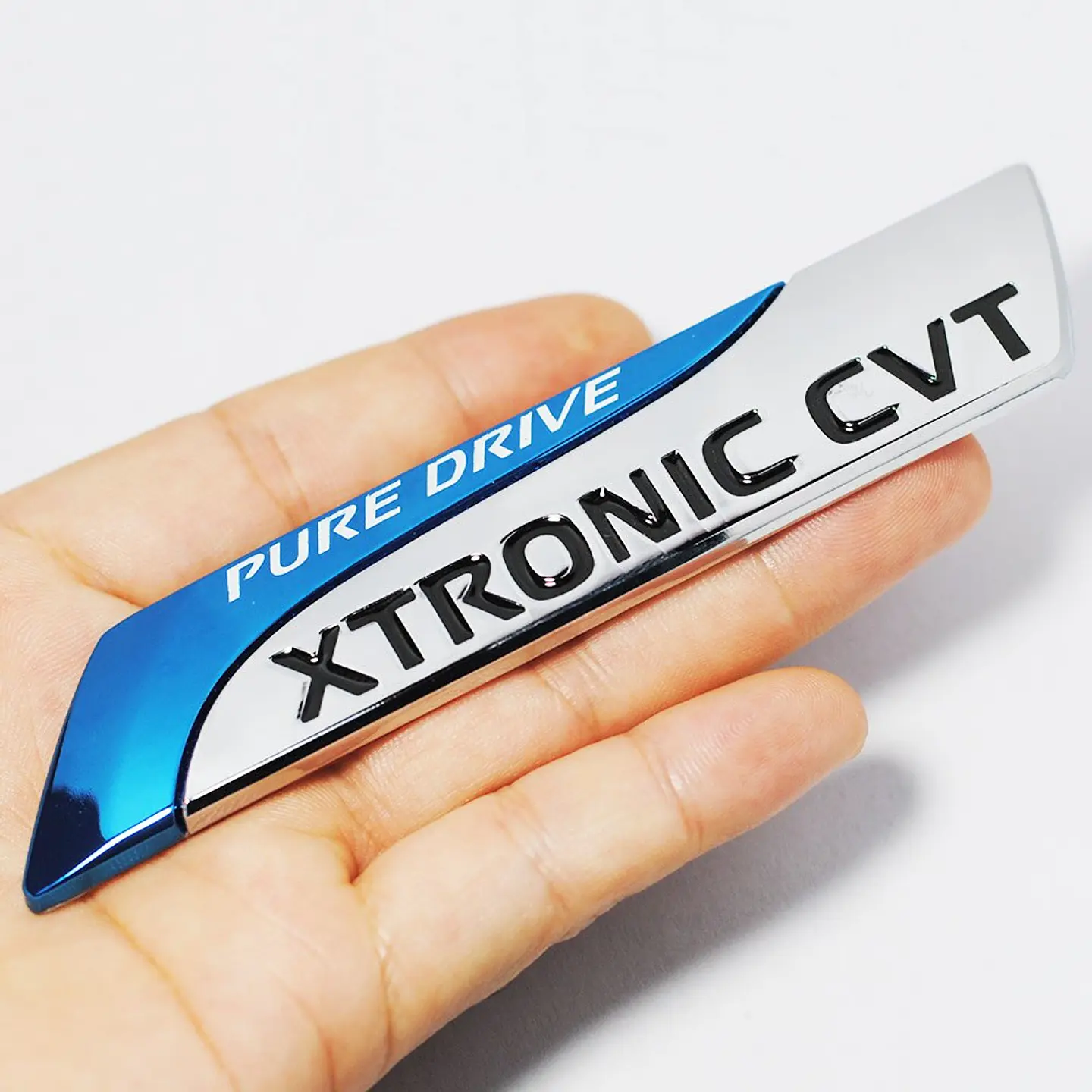 Logo Emblema Xtronic Cvt Pure Drive Para Nissan 11.6x2.4cm 4