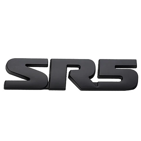 Emblema Logo Sr5 Para Toyota Tundra 4runner 9.5x2.5cm Negro