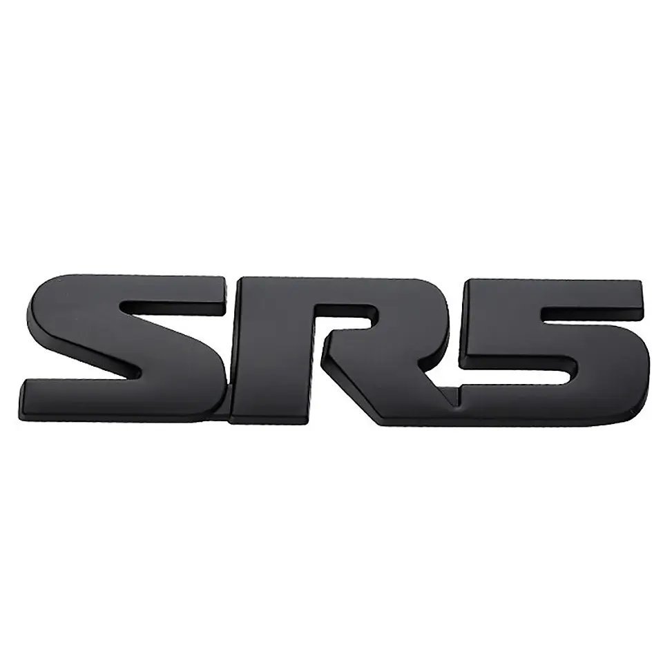 Emblema Logo Sr5 Para Toyota Tundra 4runner 9.5x2.5cm Negro 1