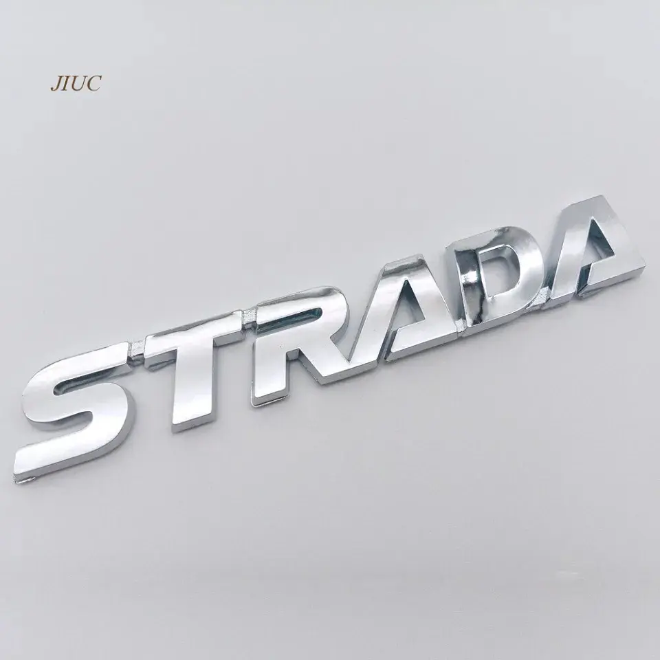 Emblema Logo Para Fiat Strada 14.9x2.2cm 1