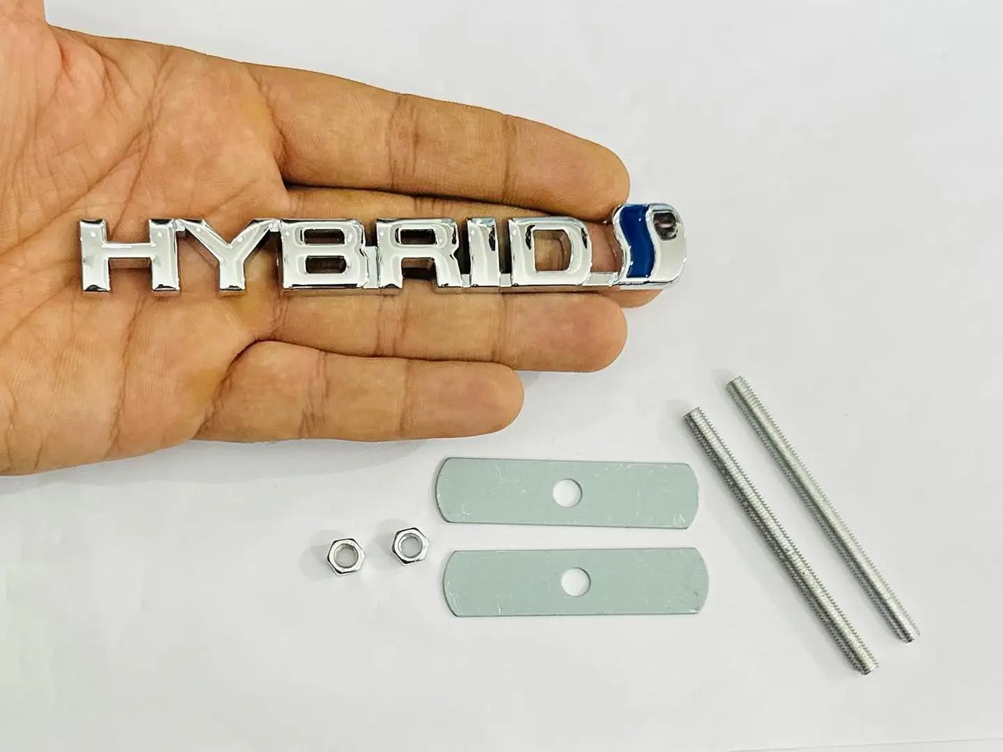 Emblema Frontal Hibrido Logo Parrilla Hybrid 13.4x2cm 1