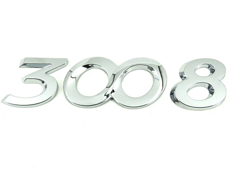 Emblema Logo Para Peugeot 3008 Cromado