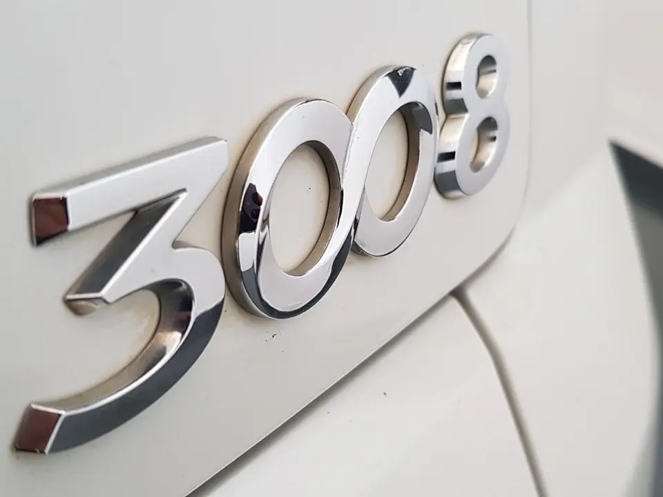 Emblema Logo Para Peugeot 3008 Cromado 2
