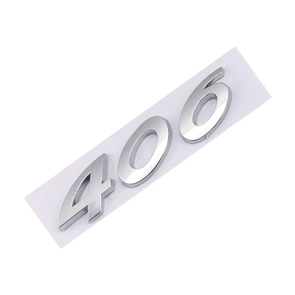 Logo Emblema Para Peugeot 406 11.3x2.6cm 1