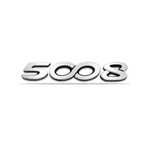 Logo Emblema Para Peugeot 5008 13x2.4cm Plastico