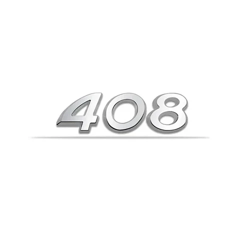 Logo Emblema Para Peugeot 408 8.4x2.6cm Metalico