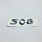 Logo Emblema Para Peugeot 308 9.6x2.8cm Plástico - Miniatura 2