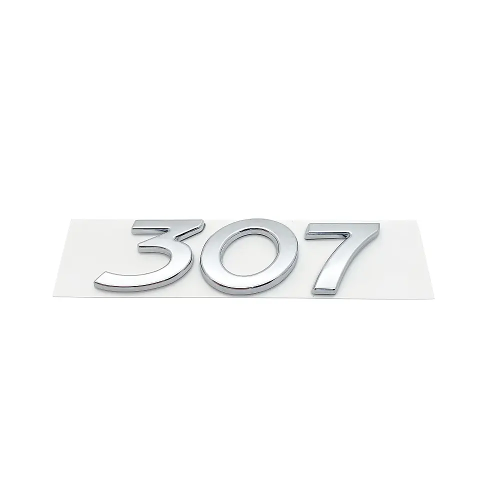 Logo Emblema Para Peugeot 307 11.1x3.1cm Plastico 1