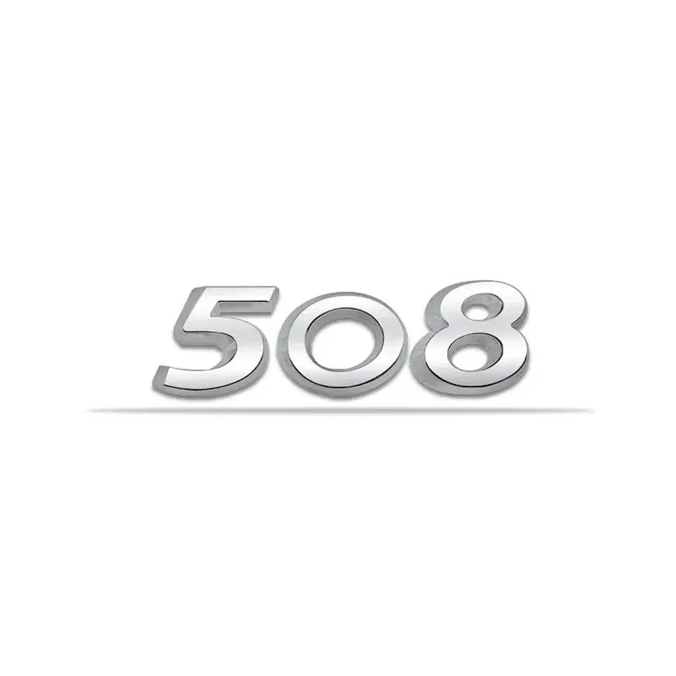 Logo Emblema Para Peugeot 508 8.5x2.8cm Plastico 2