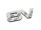 Emblema Logo V8 Multimarca 5.9x2.6cm Metálico Negro - Miniatura 2