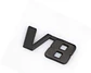Emblema Logo V8 Multimarca 5.9x2.6cm Metálico Negro - Miniatura 1