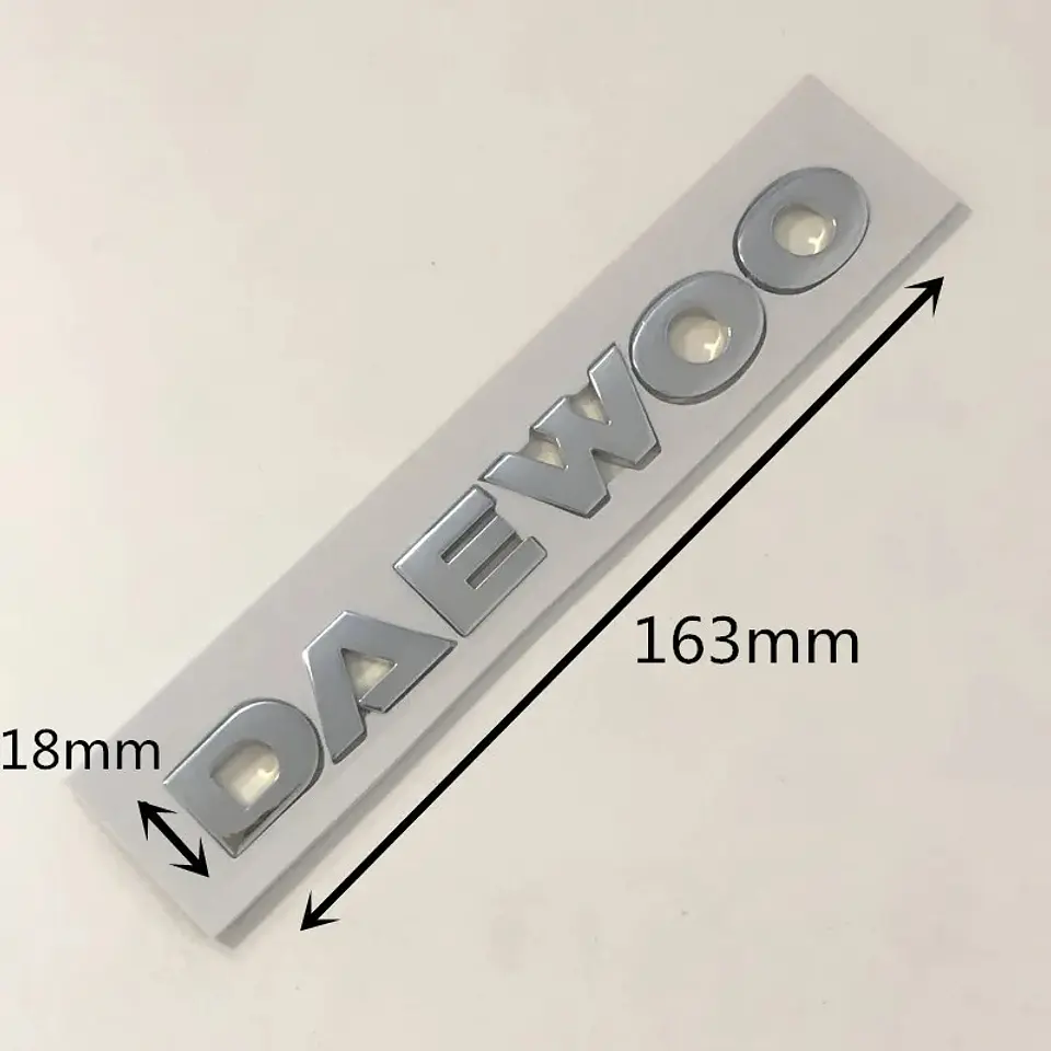 Logo Emblema Para Daewoo 16x1.8cm 3